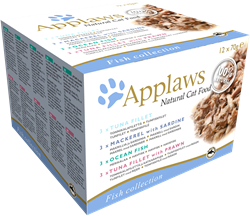Applaws  cat Fish collection 12x70g