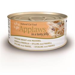 Applaws Cat 70g Kylling & Makrel i gele